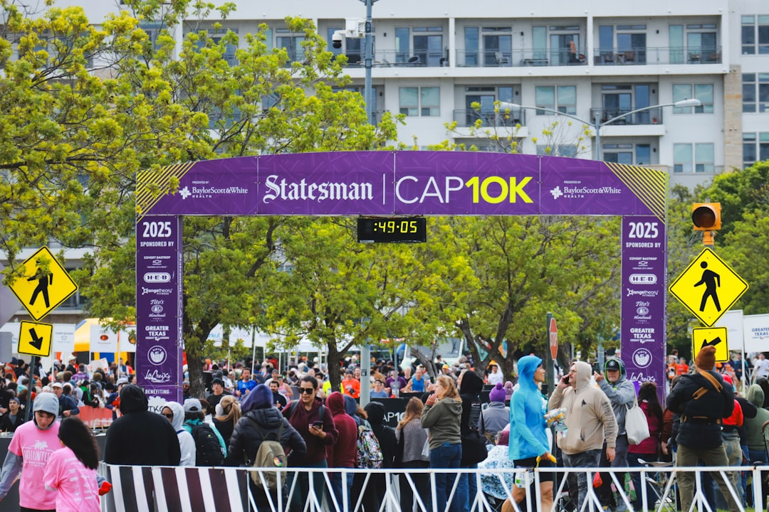 community running event