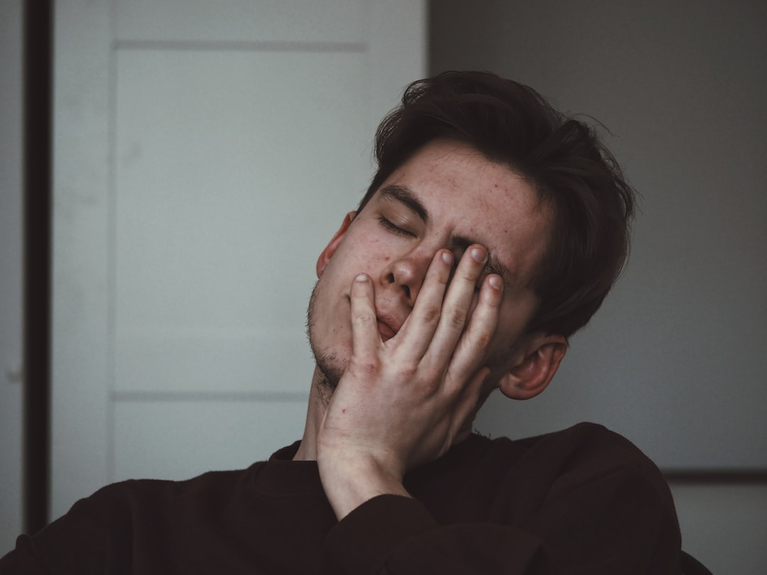 tired person